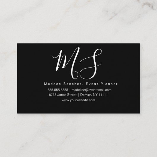 Moderne Abstrakte Collage Tropical Coral Aquamarin Visitenkarte (Rückseite)