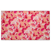 Moderne Abstrakte Confetti Print, Coral und Fuchsi Stoff (Fat Quarter (45,7 x 55,9 cm))