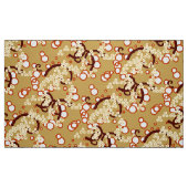 Moderne Abstrakte Confetti Print, Mustard Gold Stoff (Fat Quarter (45,7 x 55,9 cm))