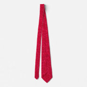 Moderne Abstrakte Deep Red Neck Tie Krawatte (Rückseite)