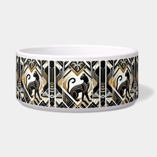 Moderne Abstrakte Dekorationskatzenschale Keramik Napf