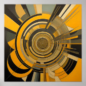 Moderne abstrakte Design-Futurismus XI Poster (Vorne)