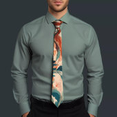 Moderne abstrakte Design-Krawatte mit mehrfarbigem Krawatte