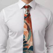 Moderne abstrakte Design-Krawatte mit mehrfarbigem Krawatte