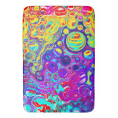 Moderne Abstrakte digitale Fluid Art Badematte (Vorderseite Vertikal)