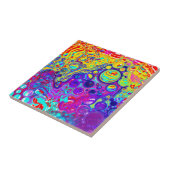 Moderne Abstrakte digitale Fluid Art Fliese (Seite)