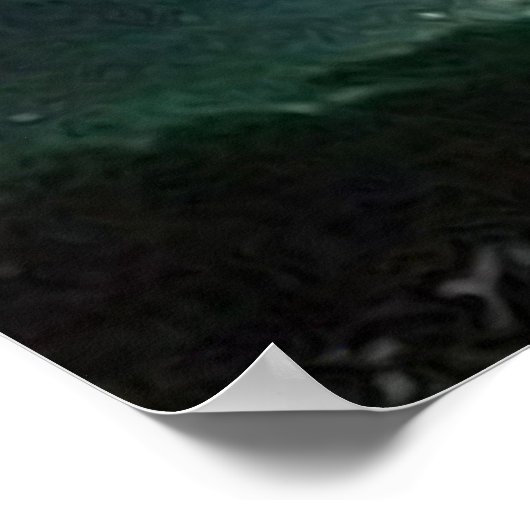 Moderne Abstrakte digitale Malereien fallen Poster (Ecke)