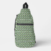 Moderne abstrakte digitale Musterdesign 1239 Crossbody Bag (Vorderseite)