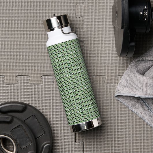 Moderne abstrakte digitale Musterdesign 1239 Trinkflasche (Fitnessstudio)