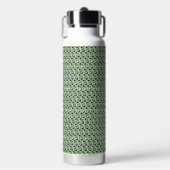 Moderne abstrakte digitale Musterdesign 1239 Trinkflasche (Vorderseite)