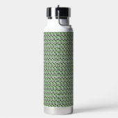 Moderne abstrakte digitale Musterdesign 1239 Trinkflasche (Links)