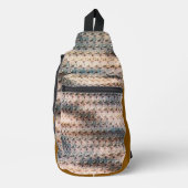 Moderne abstrakte digitale Musterdesign 1240 Crossbody Bag (Vorderseite)