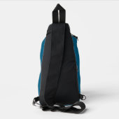 Moderne abstrakte digitale Musterdesign 1242 Crossbody Bag (Rückseite)