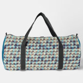 Moderne abstrakte digitale Musterdesign 1242 Duffle Bag (Vorderseite)