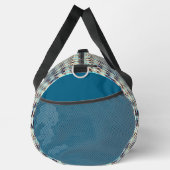 Moderne abstrakte digitale Musterdesign 1242 Duffle Bag (Rechts)