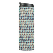 Moderne abstrakte digitale Musterdesign 1242 Thermosbecher (Nach rechts gedreht)