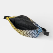 Moderne abstrakte digitale Musterdesign 1243 Bauchtasche (Offen)