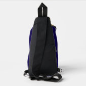Moderne abstrakte digitale Musterdesign 1243 Crossbody Bag (Rückseite)