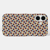 Moderne abstrakte digitale Musterdesign 1245 Case-Mate iPhone Hülle (Rückseite (Horizontal))