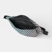 Moderne abstrakte digitale Musterdesign 1246 Bauchtasche (Offen)