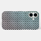 Moderne abstrakte digitale Musterdesign 1246 Case-Mate iPhone Hülle (Rückseite (Horizontal))
