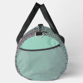 Moderne abstrakte digitale Musterdesign 1246 Duffle Bag (Rechts)