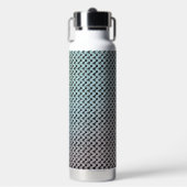 Moderne abstrakte digitale Musterdesign 1246 Trinkflasche (Vorderseite)