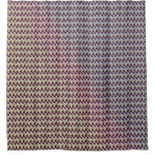 Moderne abstrakte digitale Musterdesign 1260 Duschvorhang (Vorderseite)