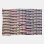 Moderne abstrakte digitale Musterdesign 1260 Geschirrtuch (Horizontal)