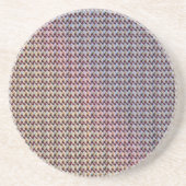 Moderne abstrakte digitale Musterdesign 1260 Getränkeuntersetzer (Vorne)