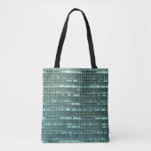 Moderne abstrakte digitale Musterdesign 1261 Tasche (Vorderseite)