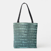 Moderne abstrakte digitale Musterdesign 1261 Tasche (Rückseite)