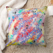 Moderne, Abstrakte, doppelseitige Rose aus Marmor Kissen (Decke)