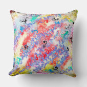 Moderne, Abstrakte, doppelseitige Rose aus Marmor Kissen (Vorderseite)