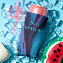 Moderne Abstrakte Dose Cooler - einfach Chillin-bl Selters Dosenkühler