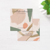 Moderne Abstrakte Earth Tones Gold Art Ring Displa (Schreibtisch)