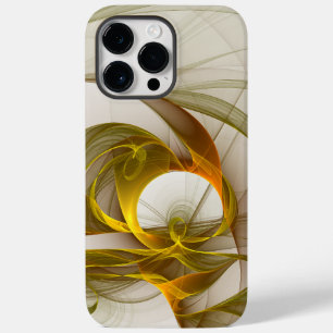 Moderne abstrakte edle Metallfarben Fraktal Case-Mate iPhone 14 Pro Max Hülle