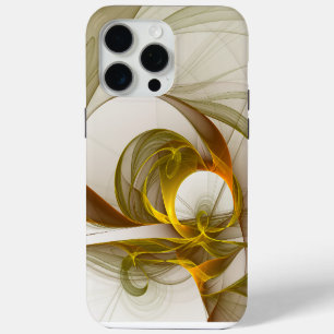 Moderne abstrakte edle Metallfarben Fraktal iPhone 15 Pro Max Hülle