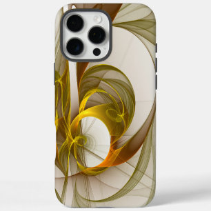 Moderne abstrakte edle Metallfarben Fraktal iPhone 16 Pro Max Hülle