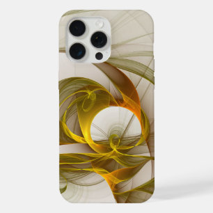 Moderne abstrakte edle Metallfarben Fraktal iPhone 15 Pro Max Hülle