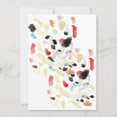 Moderne Abstrakte Einladung (Vorderseite)