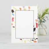 Moderne Abstrakte Einladungen (Stehend Vorderseite)