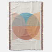 Moderne Abstrakte Erdtöne Geometrische Wasserfarbe Decke (Vorderseite Vertikal)