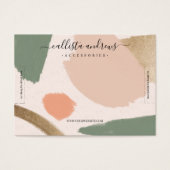 Moderne Abstrakte Erdtöne, Gold-Armband-Anzeige (Vorderseite)