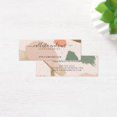 Moderne Abstrakte Erdtöne - Gold-Earring-Anzeige (Schreibtisch)