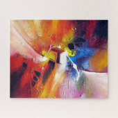 Moderne Abstrakte Expressionismus-Malerei Puzzle (Horizontal)