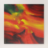 Moderne Abstrakte expressionistische Malerei Puzzle (Horizontal)