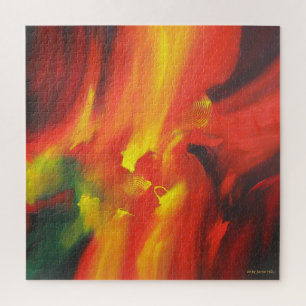Moderne Abstrakte expressionistische Malerei Puzzle