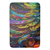 Moderne Abstrakte Farben Badematte (Vorderseite Vertikal)