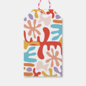 Moderne Abstrakte Farben Geschenkanhänger (Vorderseite)